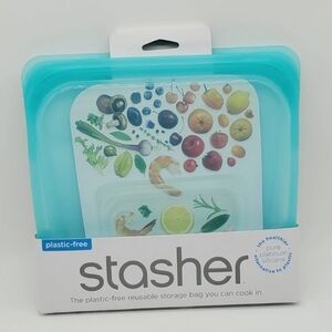 ♥️BUY 2 GET 1 FREE Stasher Plastic Free Reusable Storage Bag Sandwich
